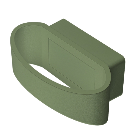 Applique da esterno moderna verde salvia led 12w 3000k ip65