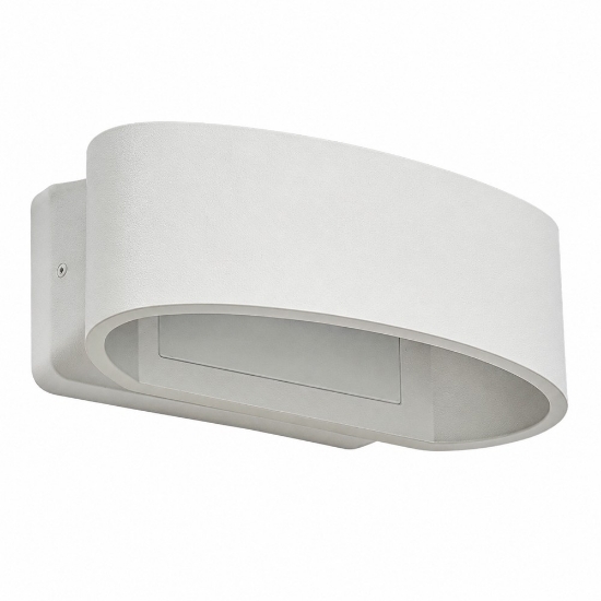 Applique da esterno moderna bianca led 12w 3000k ip65