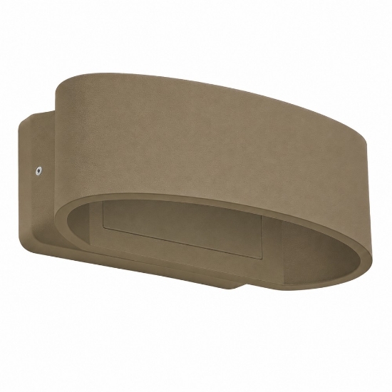 Applique da esterno moderna sabbia bagnata led 12w 3000k ip65
