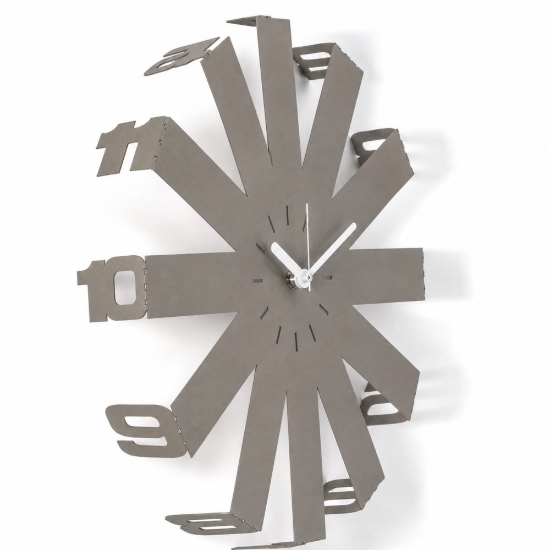Orologio moderno da parete rotondo fango design tridimensionale
