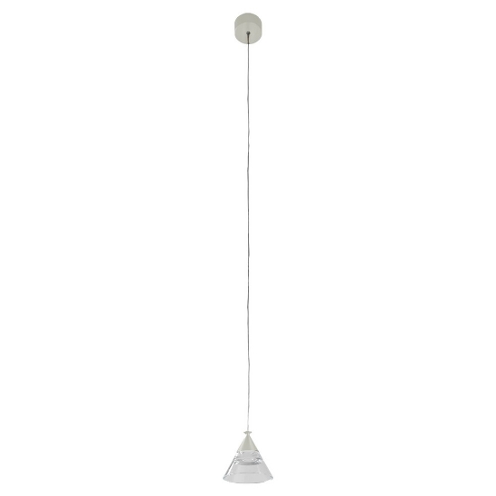 Lampada a sospensione moderna per cucina bianco satinato led 7w cct 3000k 4000k