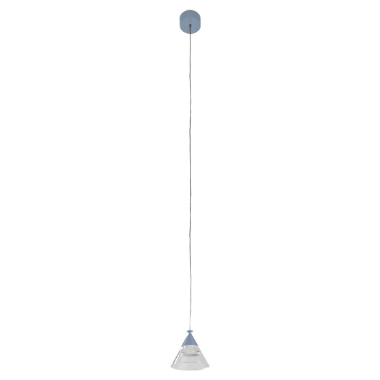 Lampada a sospensione moderna per cucina conica carta da zucchero led 7w cct 3000k 4000k