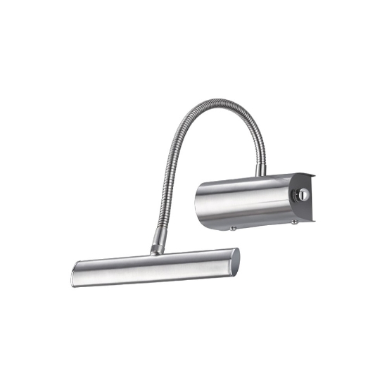 Applique da parete nichel opaco led 4w 3000k orientabile