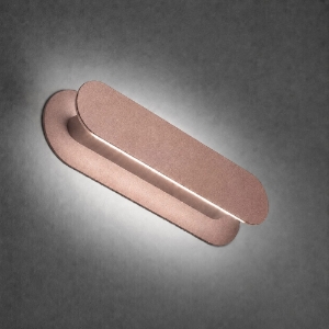Applique per camera da letto da comodino moderna oro rosato led 12w cct 3000k 4000k