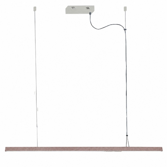 Lampadario a sospensione per cucina moderno led 40w cct 3000k 6000k oro rosato 120cm