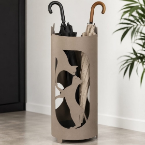 Portaombrelli da ingresso moderno gatti beige