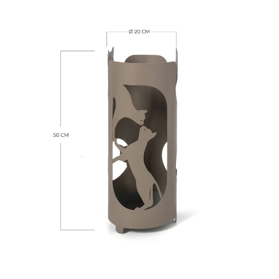 Portaombrelli da ingresso moderno gatti beige