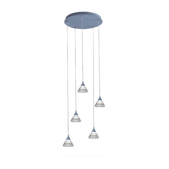 Lampadario a sospensione moderno carta da zucchero led 35w cct 3000k 4000k