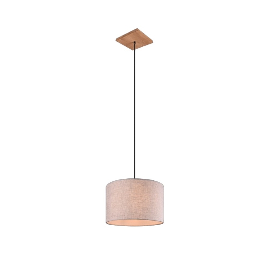 Lampada a sospensione sabbia legno led 6w 3000k