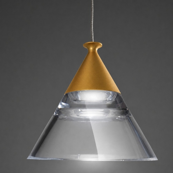 Lampadario a sospensione 5 luci moderno oro opaco led 35w cct 3000k 4000k