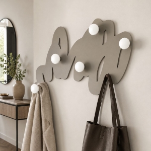 Appendiabiti da parete moderno design fango