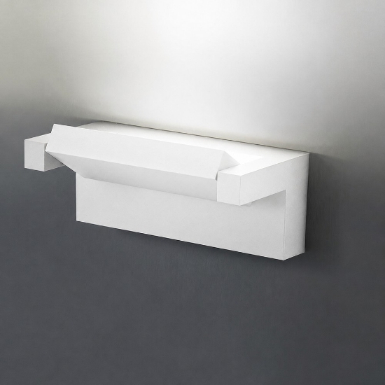 Applique led 20w cct 3000k 4000k orientabile moderna da esterno bianca ip65