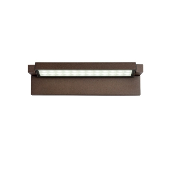 Applique led 36w cct 3000k 4000k ip65 orientabile moderna da esterno ruggine