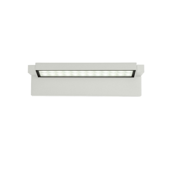 Applique da esterno led 36w cct 3000k 4000k ip65 moderna rettangolare bianca