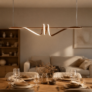 Lampadario led 54w cct 3000k 6000k per soggiorno con telecomando moderno a sospensione ruggine