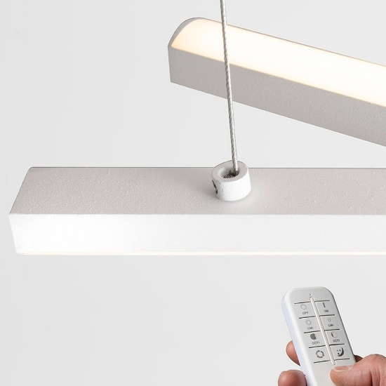Lampadario led 54w cct 3000k 6000k dimmerabile con telecomando verde oliva