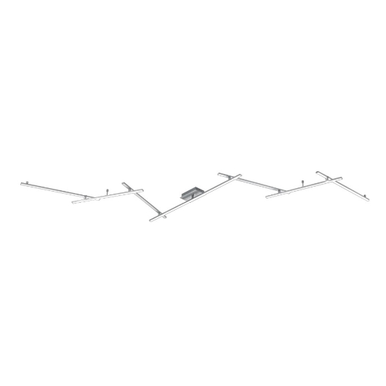 Plafoniera moderno desig nickel led 20w 3000k