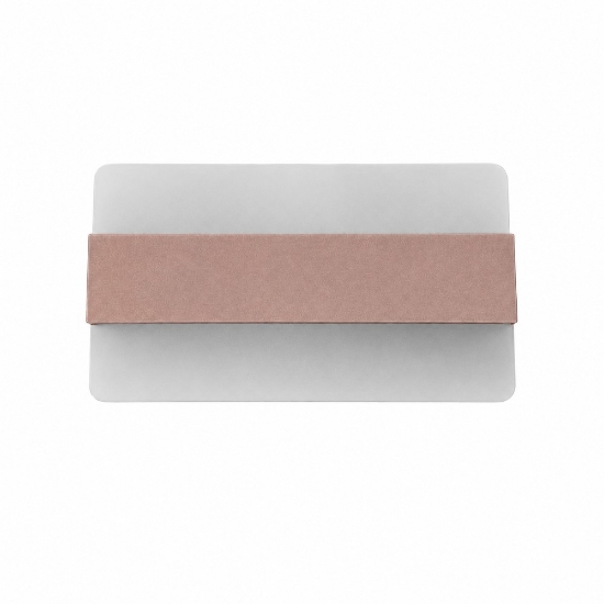 Applique da parete moderna oro rosato led 16w cct 3000k 4000k 26cm