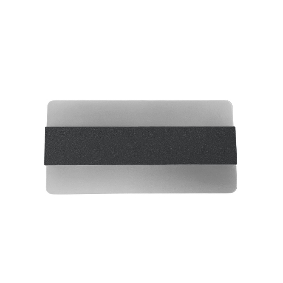Applique da parete led 16w cct 3000k 4000k moderna antracite