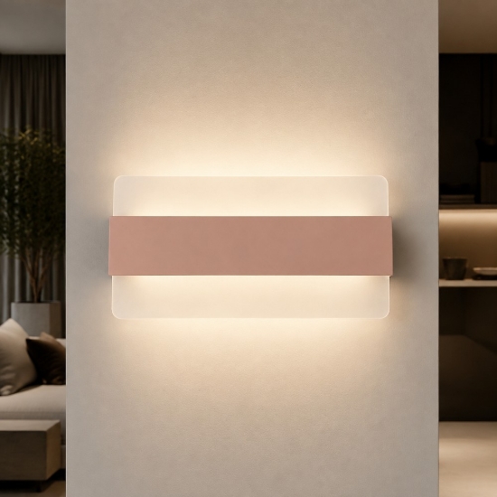 Applique da parete moderna pesca led 16w cct 3000k 4000k 26cm