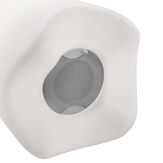 Lampada da tavolo esterno bianca led 3000k ricaricabile cassa bluetooth portabottiglia