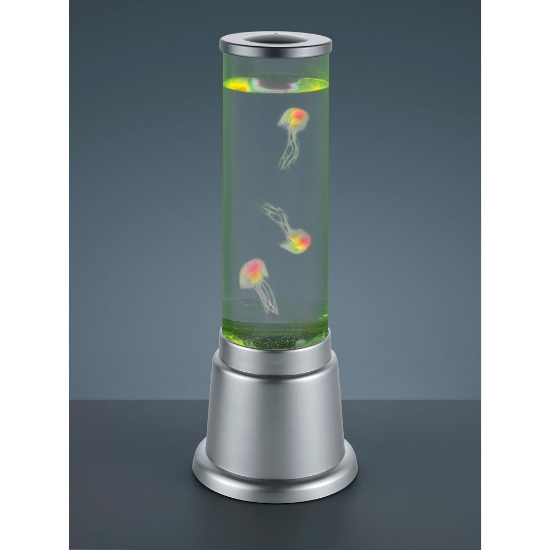 Lampada da tavolo per cameretta cilindrica titano led rgb meduse