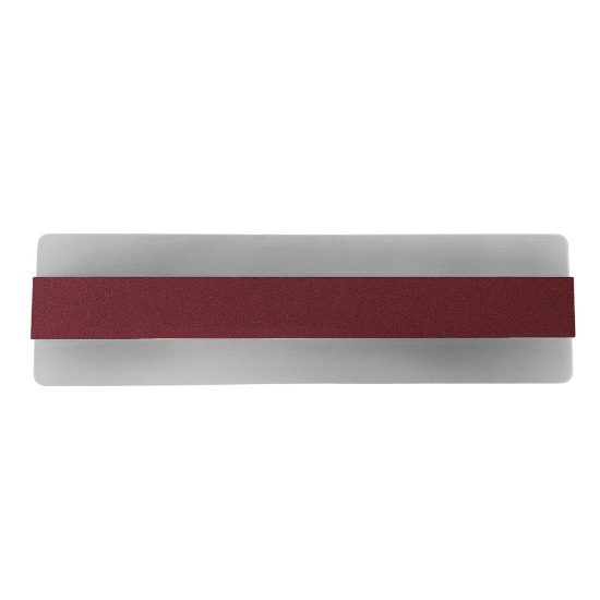 Applique led 30w cct 3000k 4000k 46cm da parete moderna bordeaux