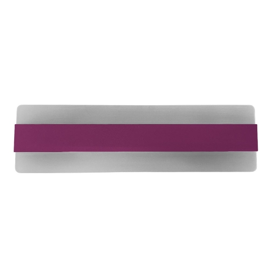 Applique led 30w cct 3000k 4000k 46cm moderna da parete magenta
