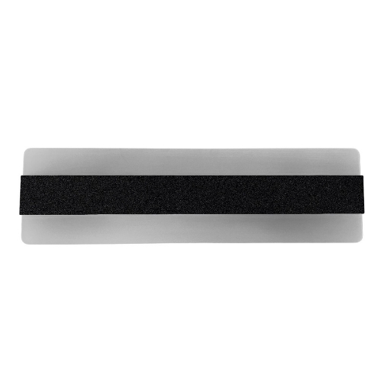 Applique moderna nera da parete led 30w cct 3000k 4000k 46cm
