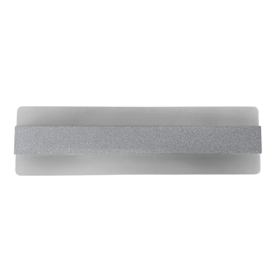 Applique da parete led 30w cct 3000k 4000k 46cm moderno grigio perla