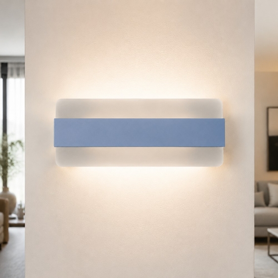 Applique da parete moderna carta da zucchero led 30w cct 3000k 4000k
