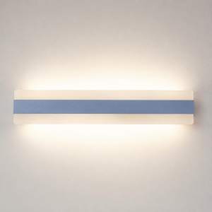 Applique moderna carta da zucchero da parete led 43w cct 3000k 4000k 65cm