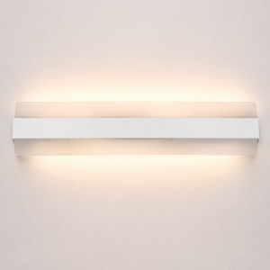 Applique da parete led 43w cct 3000k 4000k moderna bianca 65cm