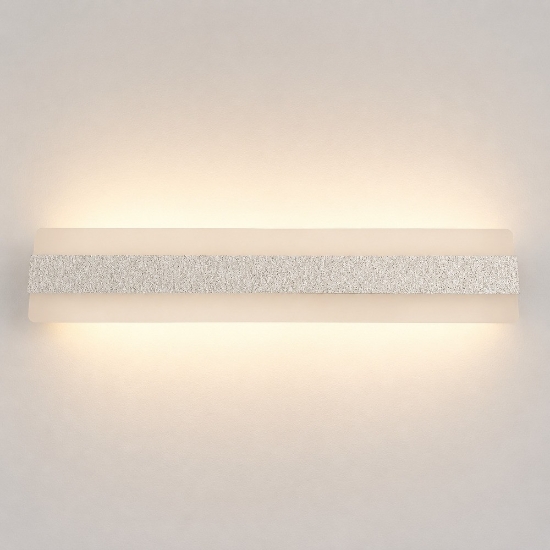 Applique da parete moderna led 43w cct 3000k 4000k 66cm effetto muro