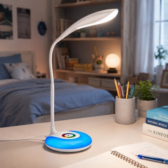 Lampada da scrivania led 3,5w 3000k dimmerabile bianca
