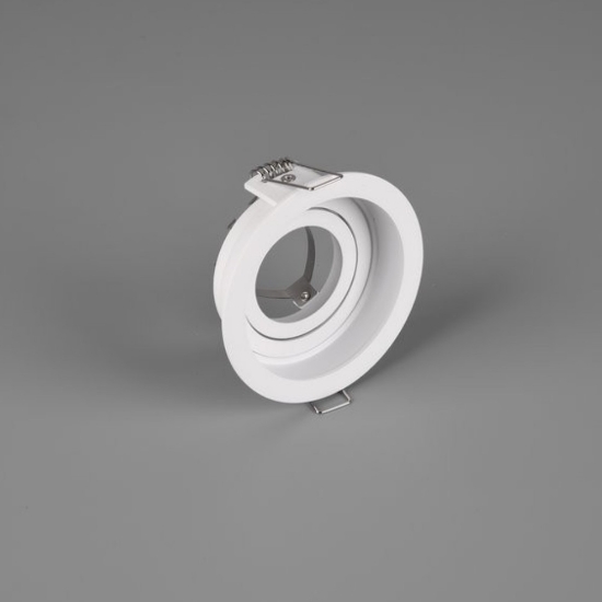 Faretto rotondo bianco opaco da incasso gu10