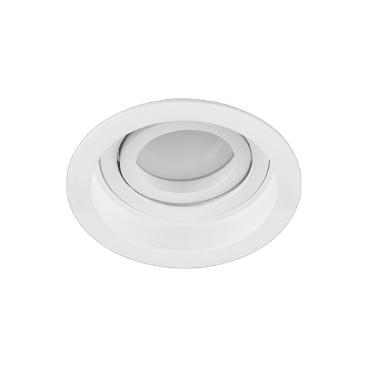 Faretto rotondo bianco opaco da incasso gu10
