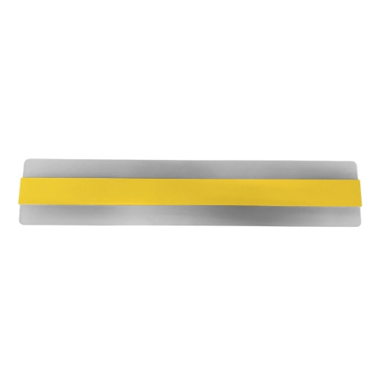 Applique led 43w cct 3000k 4000k 66cm moderna da parete giallo girasole