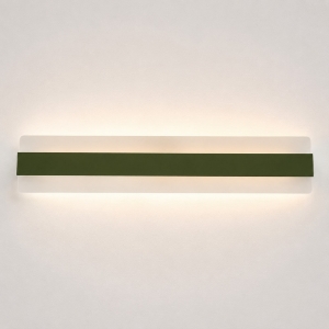Applique led 56w cct 3000k 4000k da parete moderno verde oliva