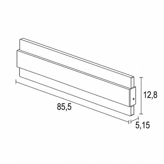Applique led 56w cct 3000k 4000k da parete moderno verde oliva