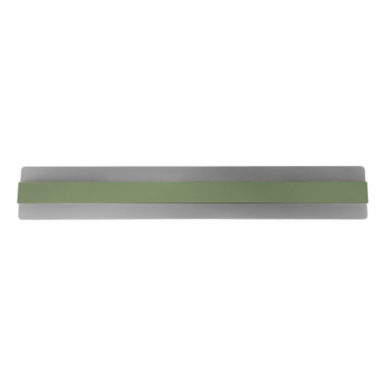 Applique led 56w cct 3000k 4000k 86cm moderna da parete verde salvia