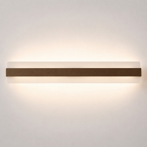 Applique led 56w cct 3000k 4000k moderna da parete ruggine