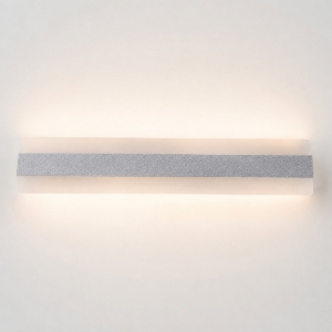 Applique da parete led 56w cct 3000k 4000k moderna grigio perla