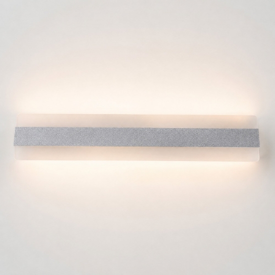 Applique da parete led 56w cct 3000k 4000k moderna grigio perla