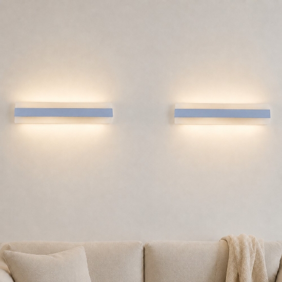 Applique led 56w cct 3000k 4000k da parete moderna carta da zucchero