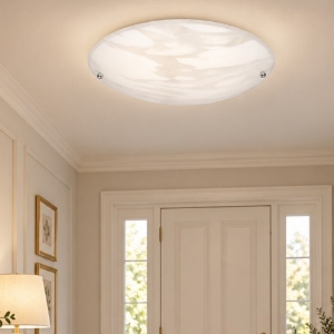 Plafoniera classica rotonda per ingresso 25cm