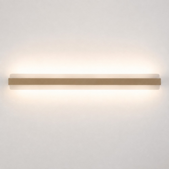 Applique moderna da parete sabbia bagnata led 69w cct 3000k 4000k 106cm