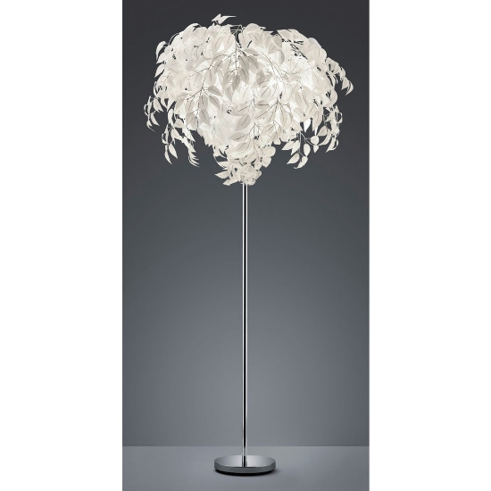 Piantana da terra design moderno cromo