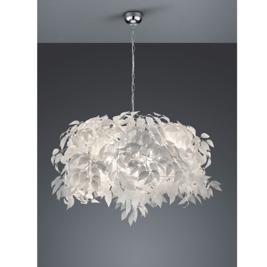 Lampadario design moderno per salotto foglie