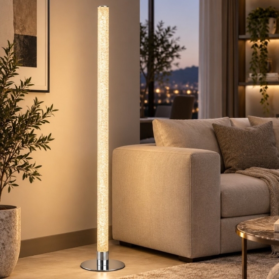 Piantana da terra design moderno led rgbw dimmerabile